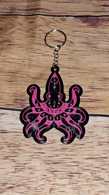 Custom Keychain - Personalized 3D printed keychain